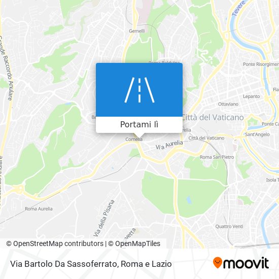 Mappa Via Bartolo Da Sassoferrato