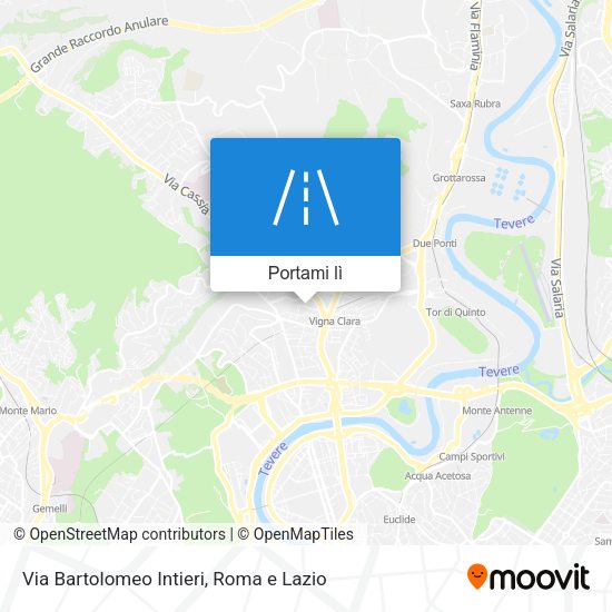 Mappa Via Bartolomeo Intieri