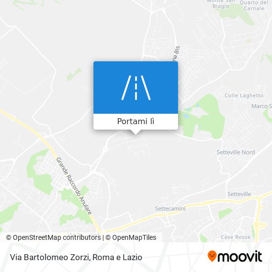Mappa Via Bartolomeo Zorzi