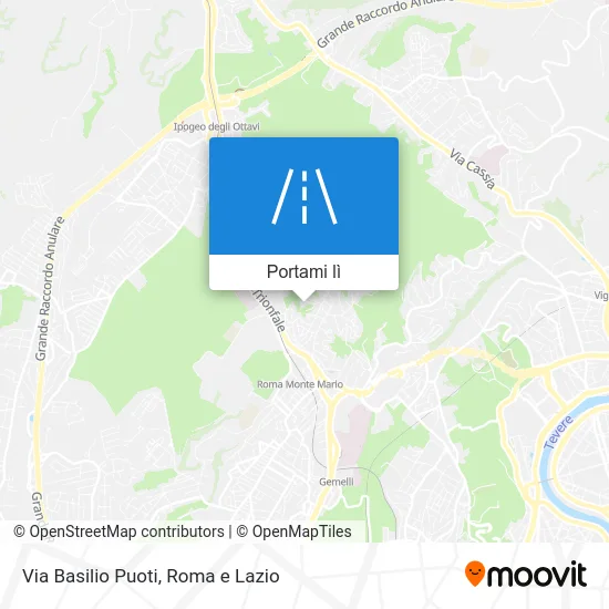 Mappa Via Basilio Puoti