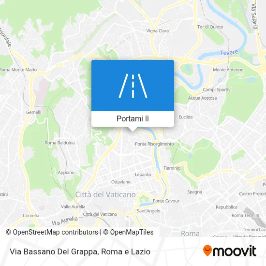 Mappa Via Bassano Del Grappa