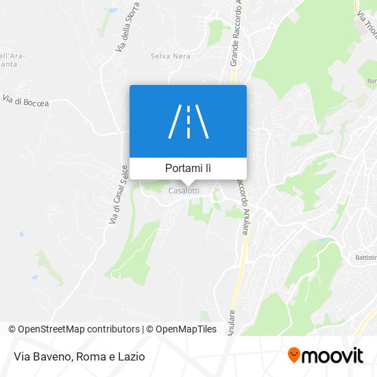 Mappa Via Baveno