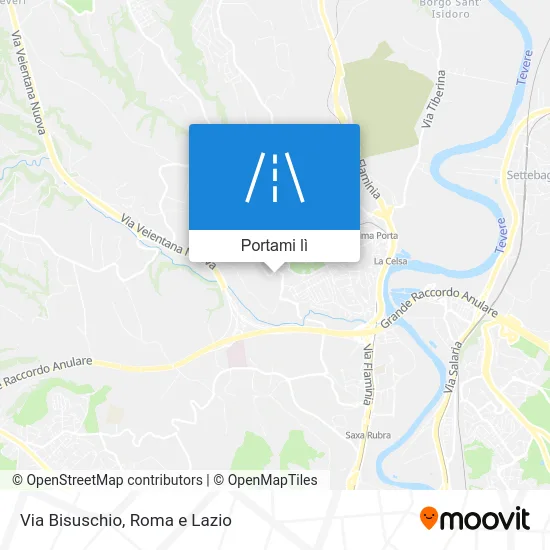 Mappa Via Bisuschio