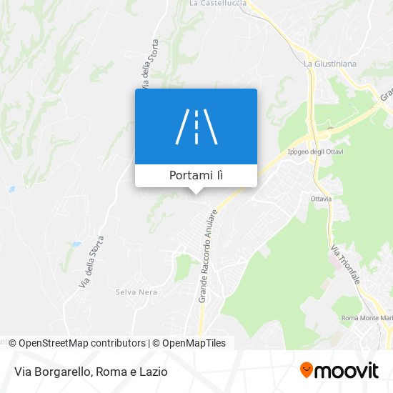 Mappa Via Borgarello