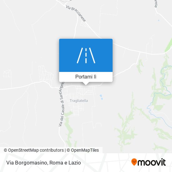Mappa Via Borgomasino