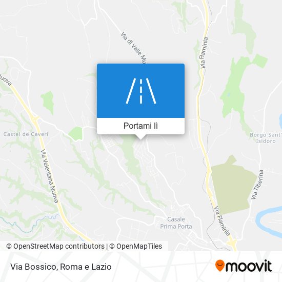Mappa Via Bossico