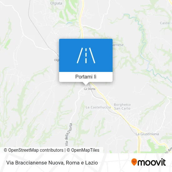 Mappa Via Braccianense Nuova