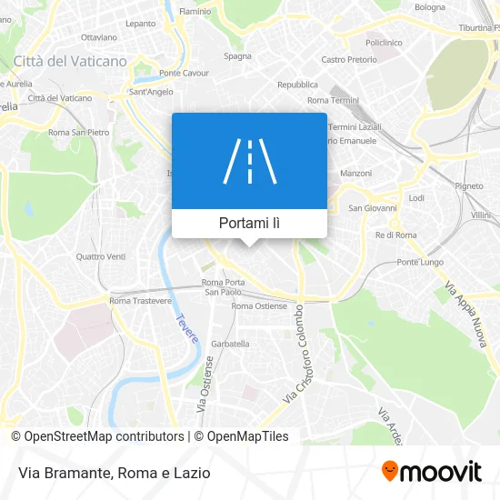 Mappa Via Bramante