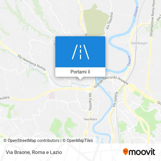 Mappa Via Braone
