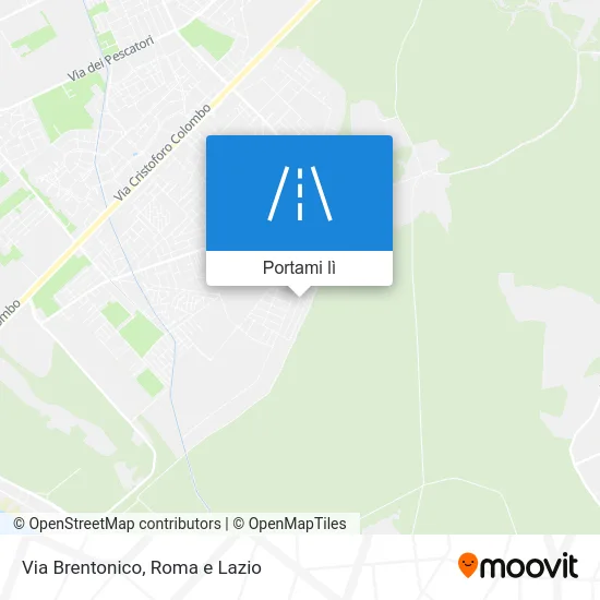 Mappa Via Brentonico