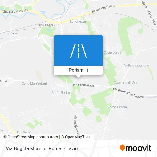Mappa Via Brigida Morello