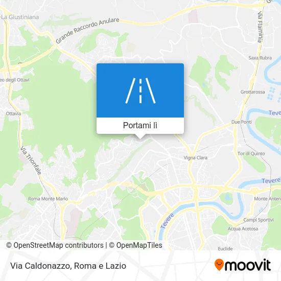 Mappa Via Caldonazzo