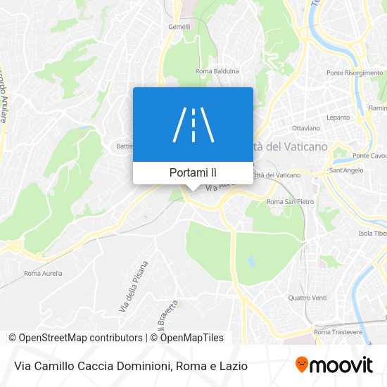 Mappa Via Camillo Caccia Dominioni