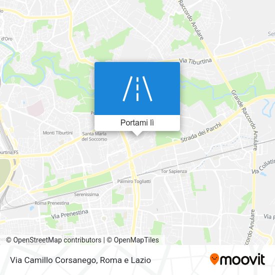 Mappa Via Camillo Corsanego