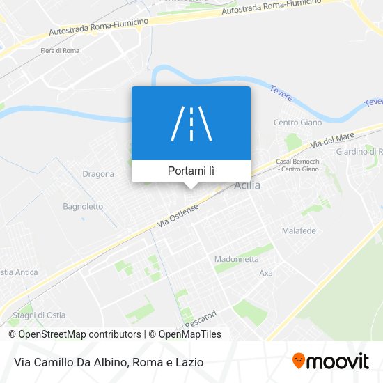 Mappa Via Camillo Da Albino