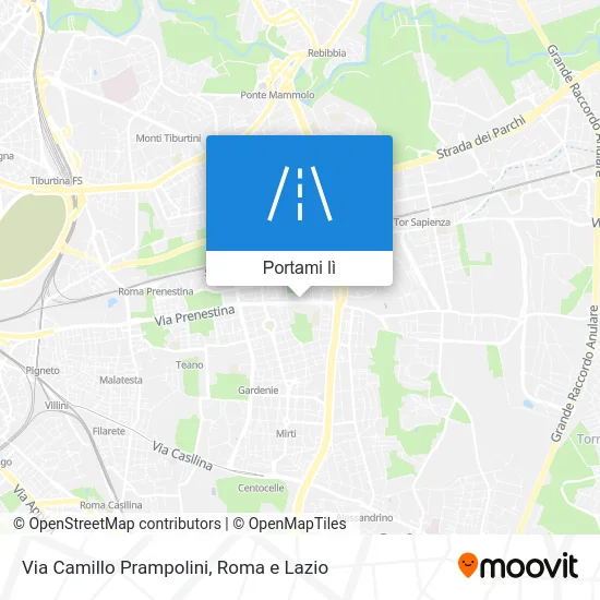 Mappa Via Camillo Prampolini