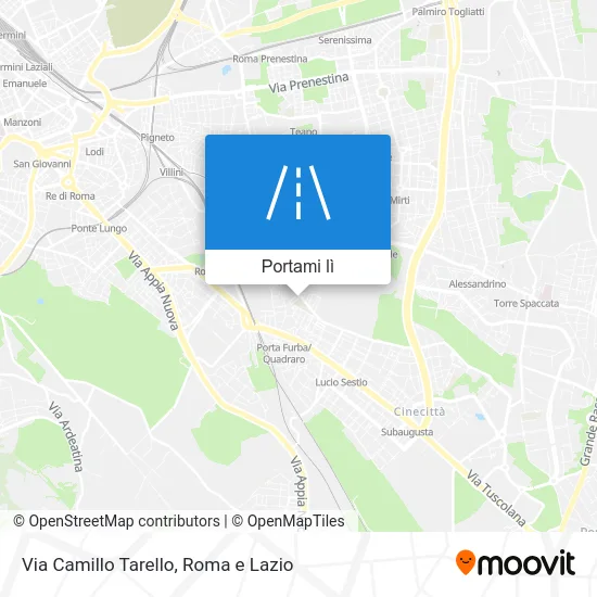 Mappa Via Camillo Tarello