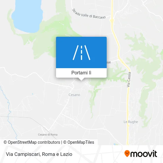 Mappa Via Campiscari