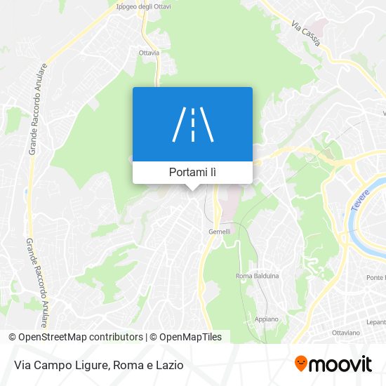 Mappa Via Campo Ligure
