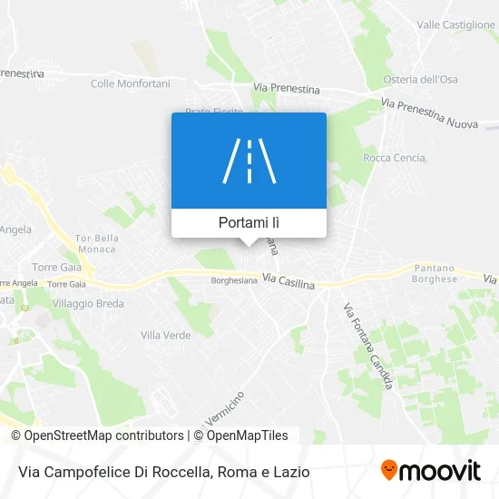 Mappa Via Campofelice Di Roccella