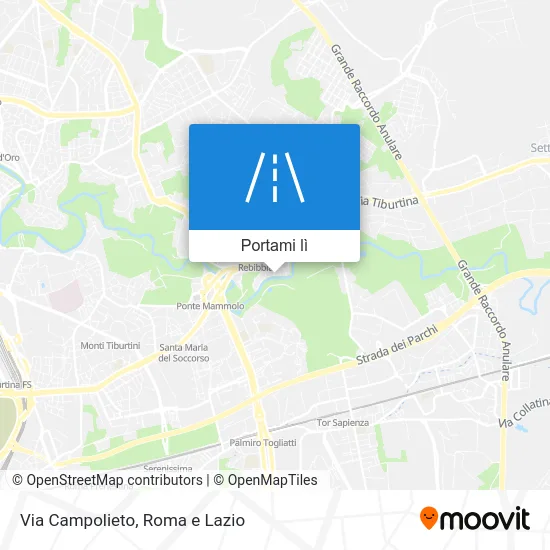 Mappa Via Campolieto