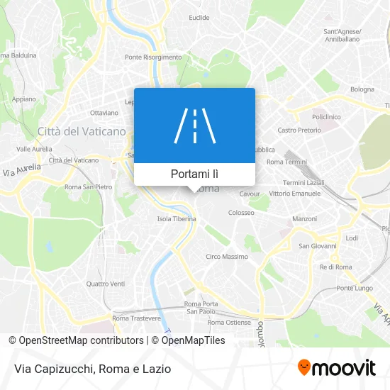 Mappa Via Capizucchi