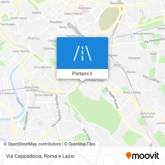 Mappa Via Cappadocia