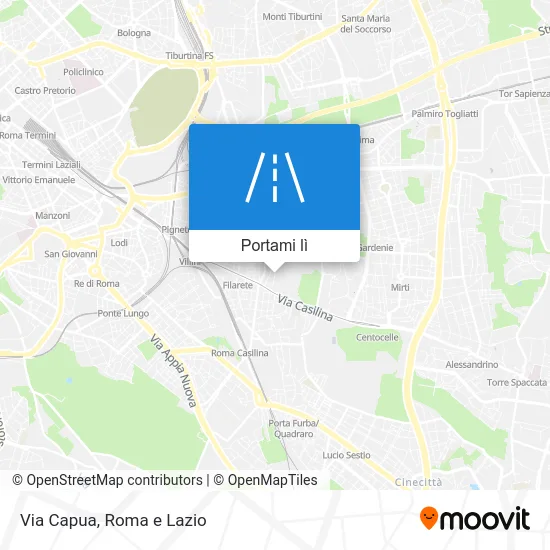 Mappa Via Capua