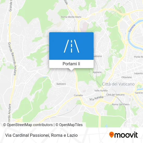 Mappa Via Cardinal Passionei