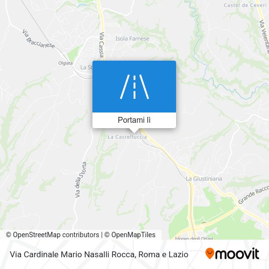 Mappa Via Cardinale Mario Nasalli Rocca