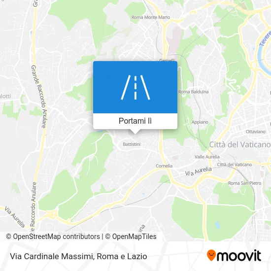 Mappa Via Cardinale Massimi