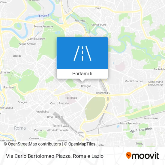 Mappa Via Carlo Bartolomeo Piazza