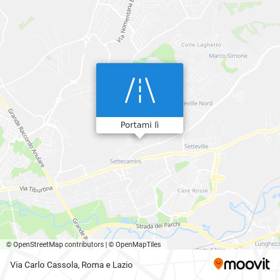 Mappa Via Carlo Cassola