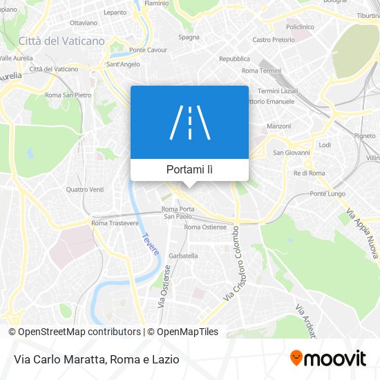 Mappa Via Carlo Maratta