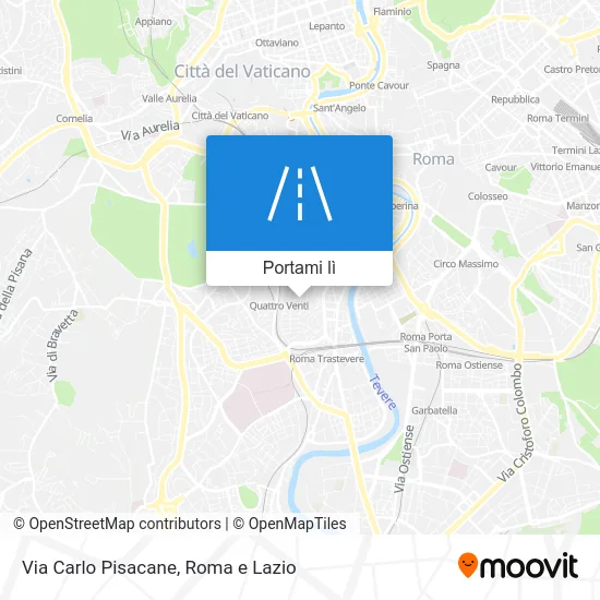Mappa Via Carlo Pisacane
