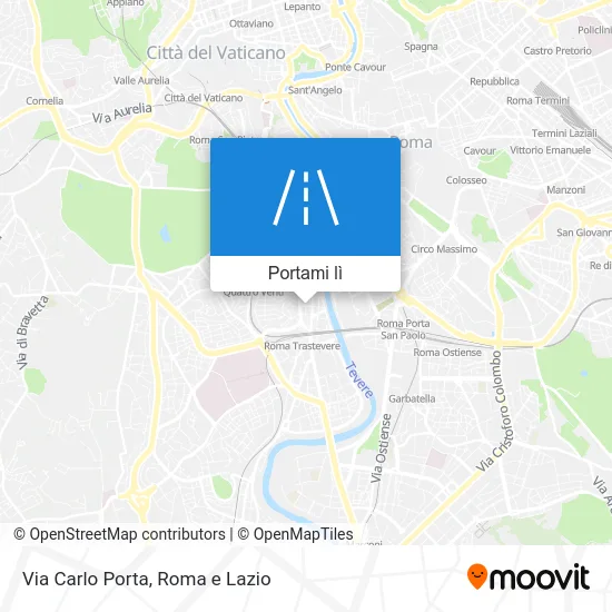 Mappa Via Carlo Porta