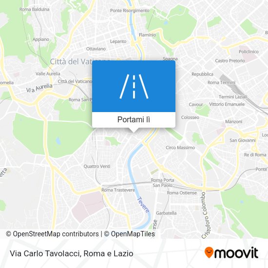 Mappa Via Carlo Tavolacci
