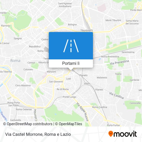 Mappa Via Castel Morrone