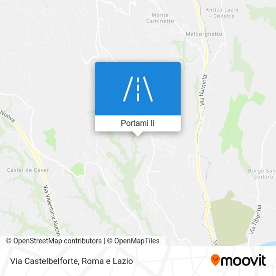 Mappa Via Castelbelforte