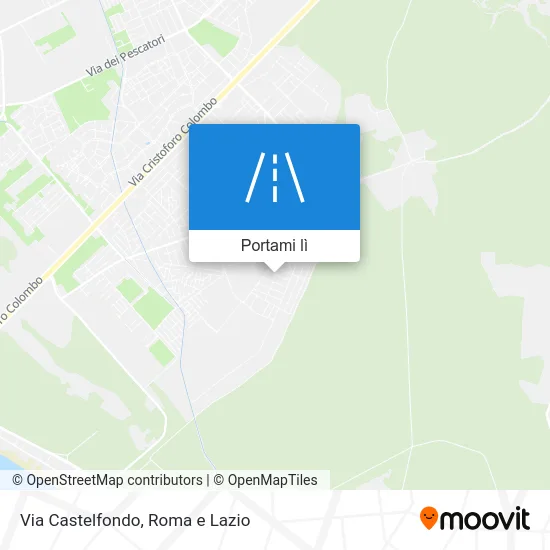 Mappa Via Castelfondo