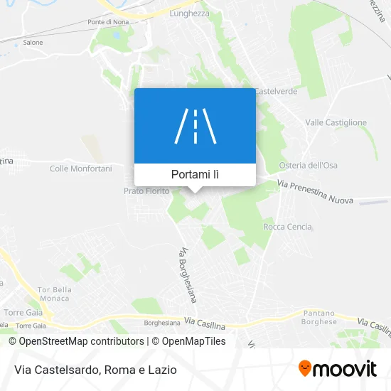 Mappa Via Castelsardo