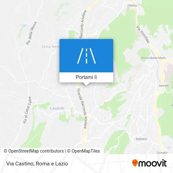 Mappa Via Castino