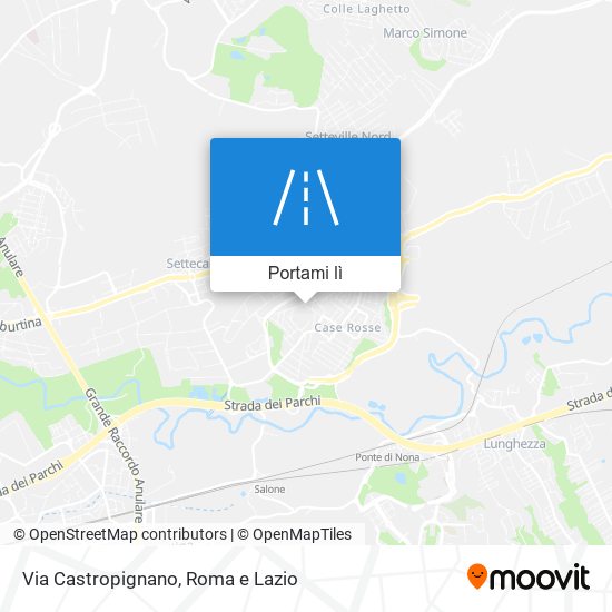 Mappa Via Castropignano
