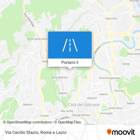 Mappa Via Cecilio Stazio