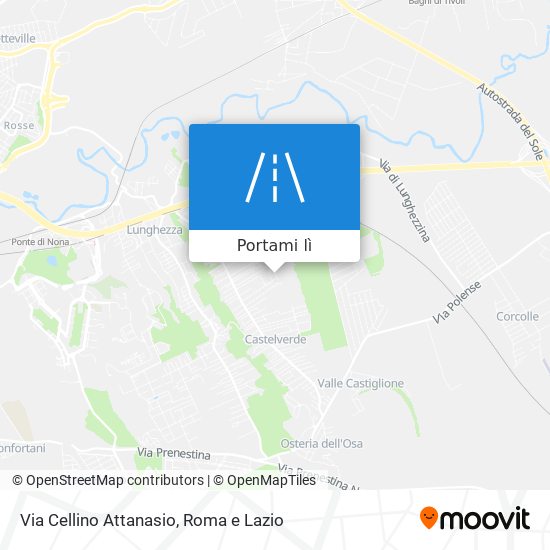 Mappa Via Cellino Attanasio