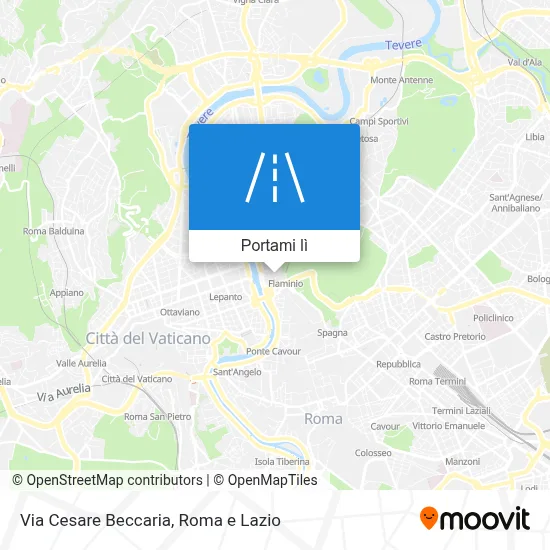 Mappa Via Cesare Beccaria