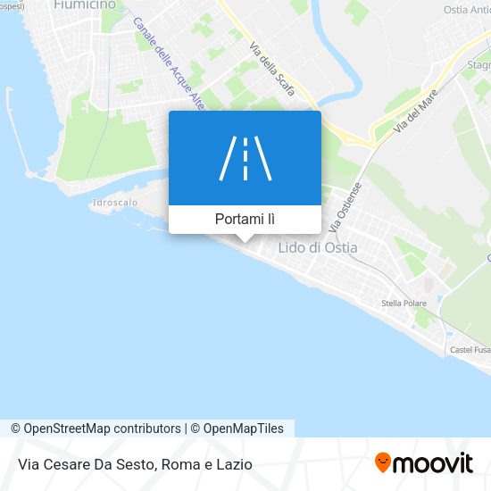 Mappa Via Cesare Da Sesto