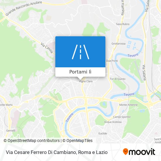 Mappa Via Cesare Ferrero Di Cambiano