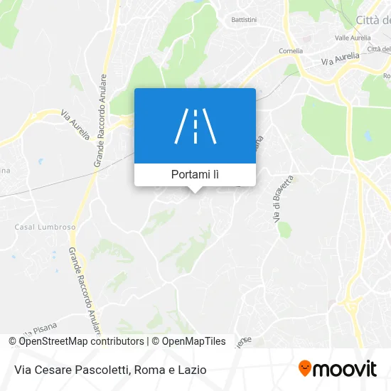 Mappa Via Cesare Pascoletti