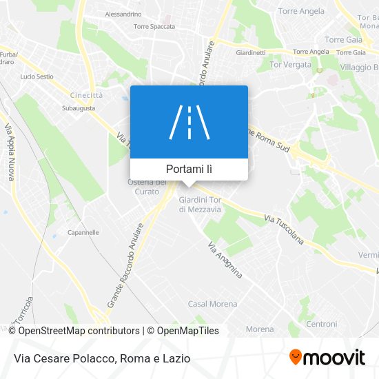 Mappa Via Cesare Polacco